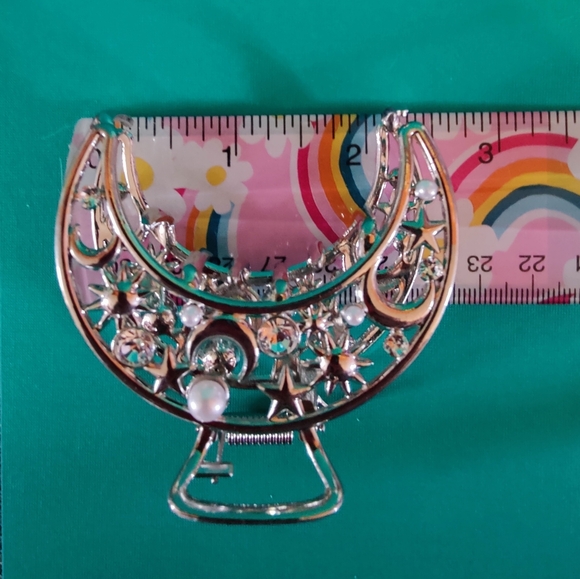 NWOT Moon Hair Clip - Picture 3 of 6